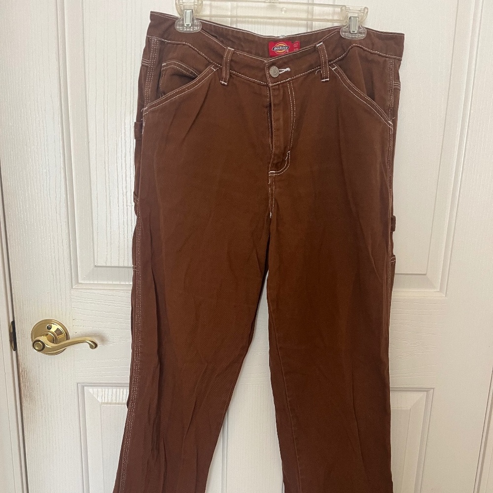 Dickies brown low rise carpenter pant